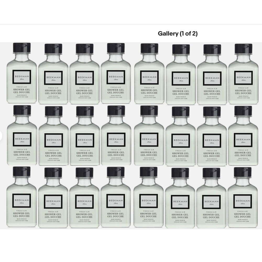 Beekman 1802 Fresh Air Shower Gel Lot of 24 (1 Fl oz Bottles) Total 24 Fl oz NEW